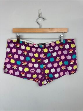 Paul Frank Purple Low Rise Boxer Style Pajama Shorts Sz S